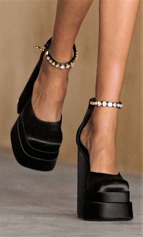 versace heels nordstrom|versace chunky heels.